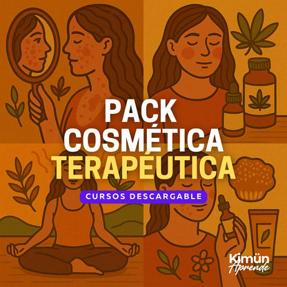 PACK COSMÉTICA TERAPÉUTICA (7 CURSOS DESCARGABLES)