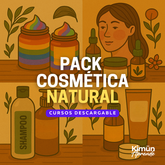 PACK COMPLETO COSMÉTICA NATURAL  (23 CURSOS DESCARGABLES